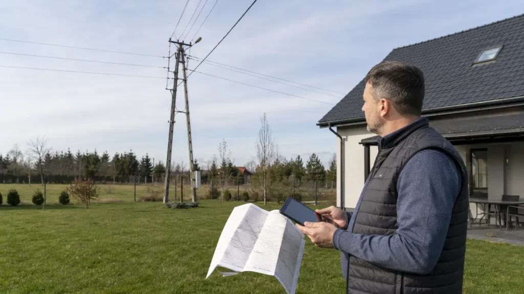 Jak sprawdzić linię energetyczną na działce w Geoportalu